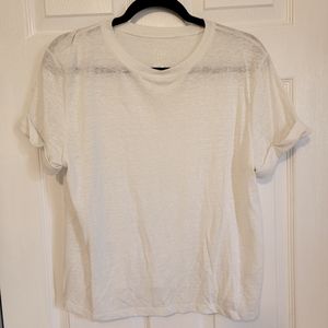 A New Day Target White Short Sleeve Top Medium